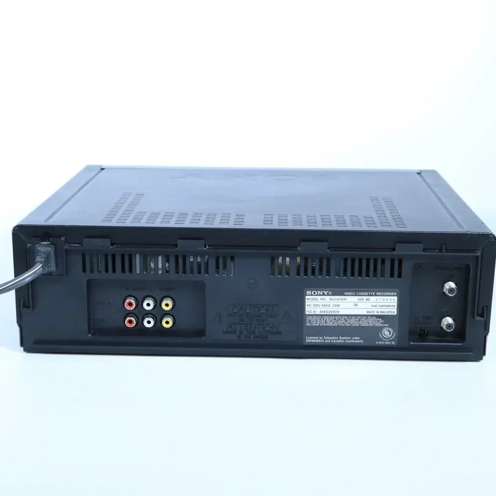 Sony SLV-675HF VCR 4-Head Hi-Fi Stereo VHS Player TESTED & WORKING No Remote